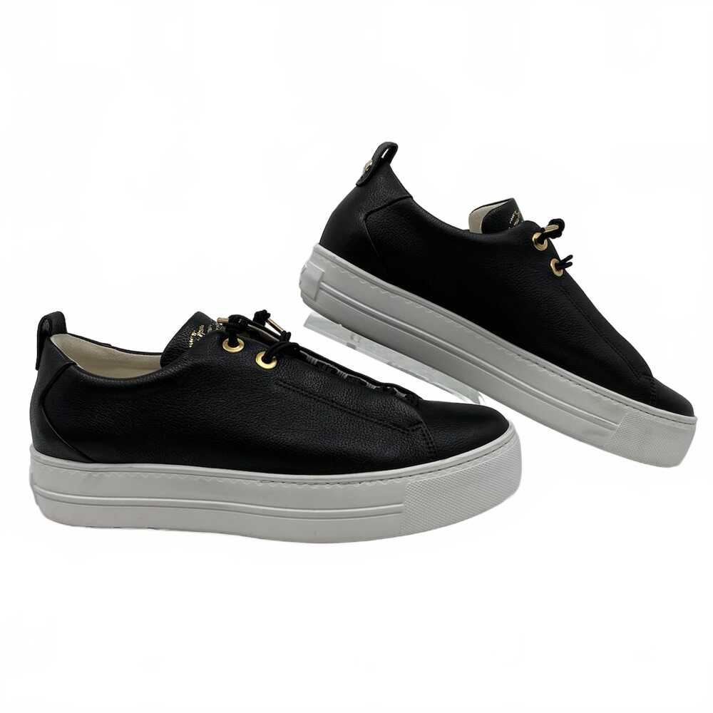 Paul Green Black No Tie Faye Sneakers | Women’s 10.5